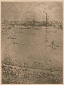 Thames joki tekijältä James Abbott McNeill Whistler