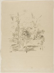 Tête-à-tête puutarhassa tekijältä James McNeill Whistler