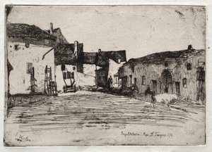 Kaksitoista kaiverrusta luonnosta:  Liverdun tekijältä James McNeill Whistler