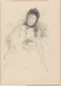 Keskeneräinen luonnos Lady Hadenista tekijältä James Abbott McNeill Whistler
