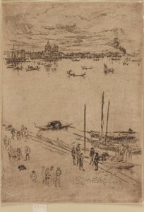 Pystysuora Venetsia tekijältä James Abbott McNeill Whistler