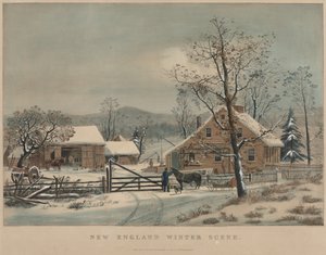 New England Winter Scene tekijältä James Merritt Ives