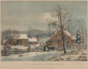 New England Winter Scene, 1861.