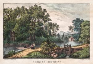 Kesäaamu, c. 1838-72.