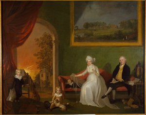 Muotokuva Robert Mynorsista ja hänen perheestään, 1797.