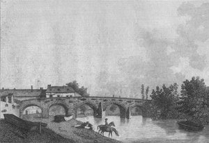 Maidstonen silta, Kent. Pl. 2, 1787 tekijältä James Newton