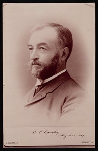 Samuel Pierpont Langleyn muotokuva 1834-1906, 22. elokuuta 1887. tekijältä James Notman
