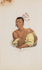 AT-TE-CONSE tai nuori Rein Deer; A Chippeway Chief, Aboriginaalien portfoliosta. tekijältä James Otto Lewis