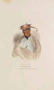 CHA-CO-TO, Pottowattomien päällikkö, Aboriginaalien salkusta. tekijältä James Otto Lewis