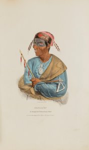 ME-NO-QUET; Erinomainen pottowattomie-päällikkö, julkaisusta Aboriginaalien salkku. tekijältä James Otto Lewis