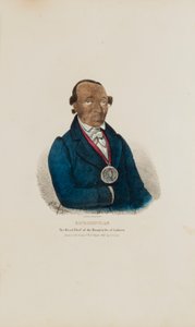 RICHARDVILLE; Miami-intiaaniheimon pääpäällikkö, julkaisusta The Aboriginal Portfolio (alkuperäiskansojen salkku). tekijältä James Otto Lewis