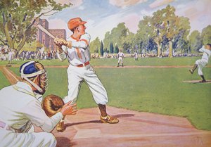 Ivy League College Game 1920-luvulla (värilitho)