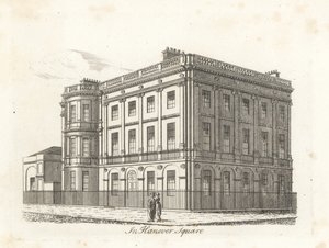 Harewood House, Hanover Square, Lontoo tekijältä James Peller Malcolm