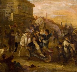 Vaalimellakka Coventryssa, 1861 tekijältä James Pollard