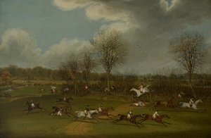 St Albans Grand Steeplechase 8. maaliskuuta 1832, 1832-33 tekijältä James Pollard