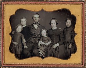 Perheen muotokuva,c. 1848 (kuva) tekijältä James Presley Ball