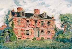 Cliveden, Germantown, Pennsylvania, USA, 1700-luku 1921.