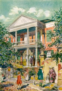 Pringle House, Charleston, Etelä-Carolina, Yhdysvallat, 1700-luku 1921.
