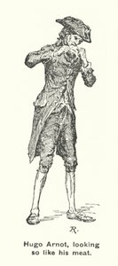 Hugo Arnot, näyttää niin lihaltaan (litho)