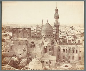 Egypti. Kairo. Näkymä yhdestä moskeijasta tekijältä James Robertson