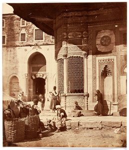 "Seraljin keisarillinen portti" [Istanbul. Ahmed III:n suihkulähde Topkapın palatsin portilla] tekijältä James Robertson
