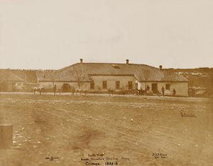 North View Head Quarters Englannin armeija, n. 1855 (kuva) tekijältä James Robertson