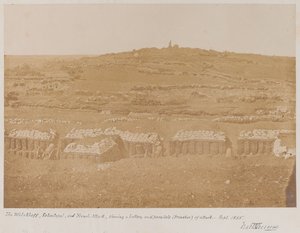 Näkymä Mamelonista kohti Malakhovia, 1855 tekijältä James Robertson