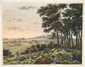 Chateau of Hougoumont: Näkymä linnaa reunustavalle puulle tekijältä James Rouse