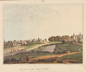 ?Lignyn kylän rauniot?, 1815 tekijältä James Rouse