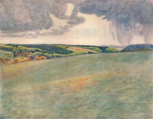 "Box Hill ja Ranmore from Tot Hill", 1913, 1914 tekijältä James S Ogilvy