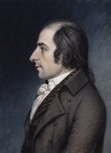 Albert Gallatin, noin 1797 (pastelli harmaalle paperille)