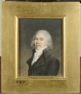 Charles Maurice de Talleyrand-Perigord (pastelli paperille)