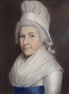 Mary Andrewes (pastelli harmaalle paperille) tekijältä James Sharples