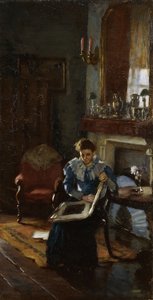 Dublin Interior, n. 1915-20 (öljy kankaalle) tekijältä James Sinton Sleator