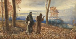 Dante ja Virgil Vallombrosassa, 1866