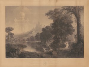 Elämän matka: Nuoruus tekijältä James Smillie, after Thomas Cole