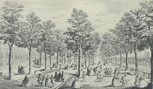 Society in the Mall, 1741, 1920