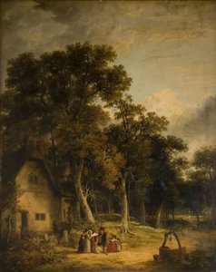 Mökki metsässä, 1859.