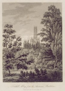 Fonthill Abbey American Plantationista, julkaisija W. Clarke, New Bond Street, 1812