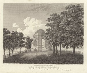 Robert Bloomfield, runoilija: Temppeli Euston Parkissa (kaiverrus)