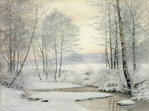 Winter Sunset (wc paperilla)
