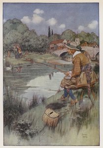 Izaak Waltonin kuvitus The Compleat Anglerille
