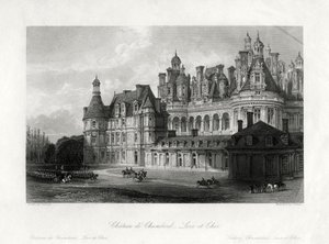 "Chateau de Chambord, Loir-et-Cher", Ranska, 1875 tekijältä James Tingle