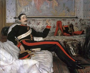 Kapteeni Frederick Gustavus Burnaby tekijältä James Tissot