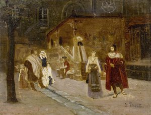 James Tissot Faust ja Margarethe tekijältä James Tissot