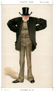 Newcastle on Tyne, Joseph Cowen, brittiläinen poliitikko, 1872. tekijältä James Jacques Joseph Tissot
