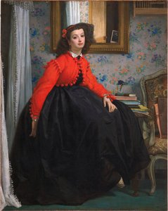 Neiti L. L:n muotokuva. tekijältä James Tissot