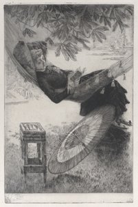 Riippumatto, 1880. tekijältä James Tissot