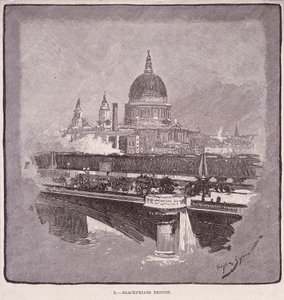 Blackfriars Bridge, Lontoo, 1796
