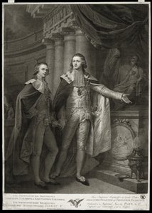 Venäjän suurruhtinaiden Aleksanteri Pavlovitšin ja Konstantinus Pavlovitšin muotokuva, 1797